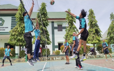 Tim Voli Karyawan MTs Muhammadiyah Songing Melaju ke 8 Besar Usai Tundukkan Darul Istikamah Lappae