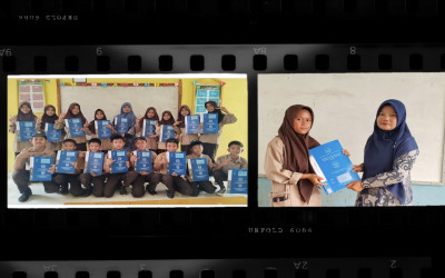Wali Kelas MTs Muhammadiyah Songing Serahkan Rapor Peserta Didik Semester Ganjil T/P 2025/2026